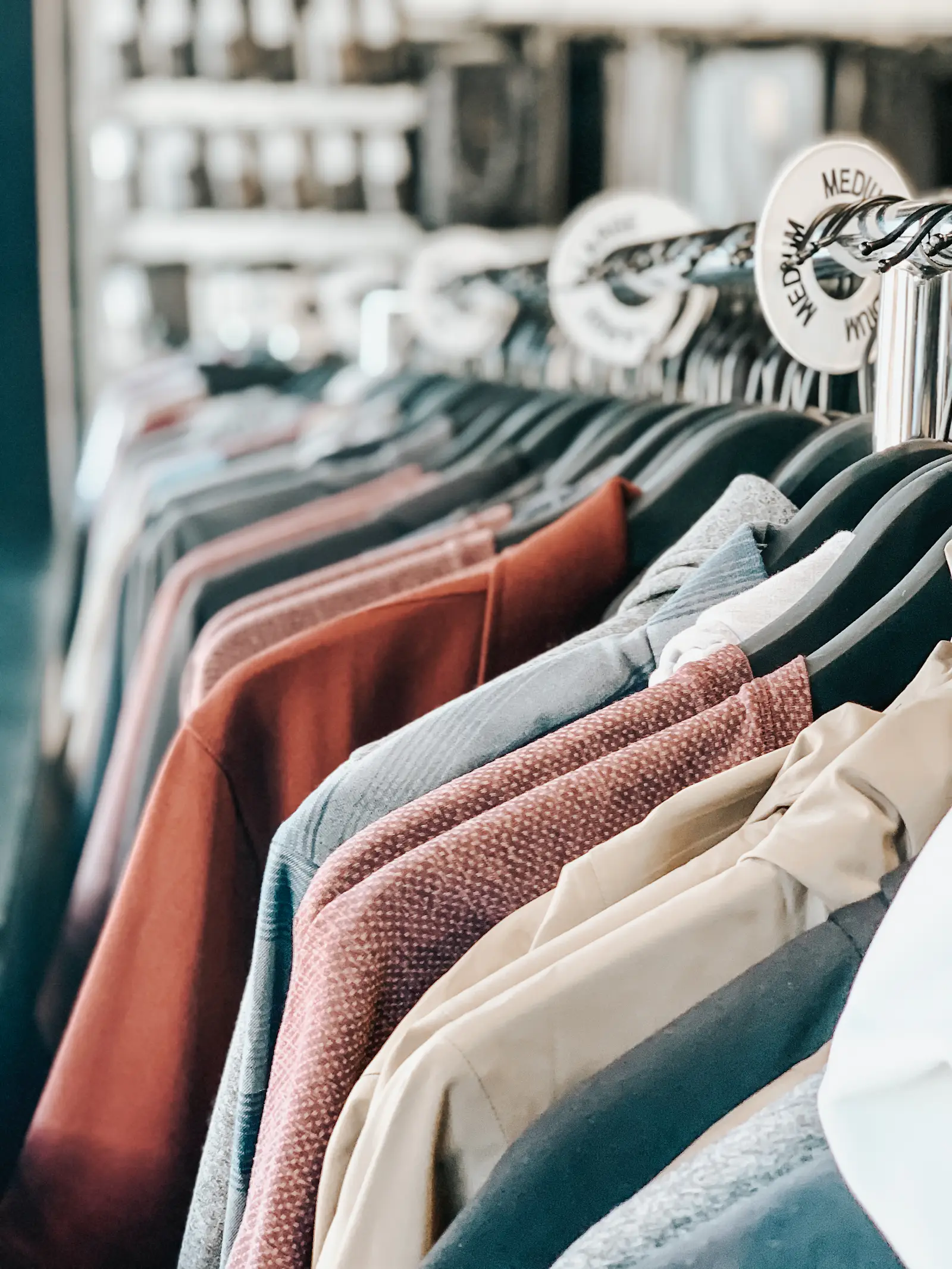 Rail of finished garments