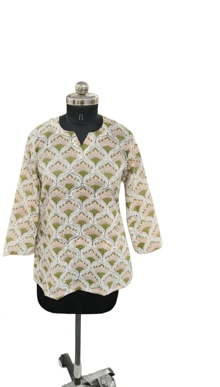Printed tunic top made at LA People